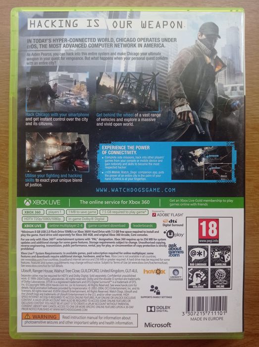 Xbox 360 Watch Dogs