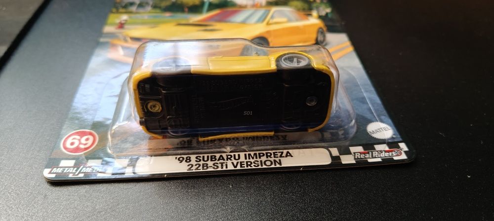 Hotwheels '98 Subaru impreza 22b-sti version