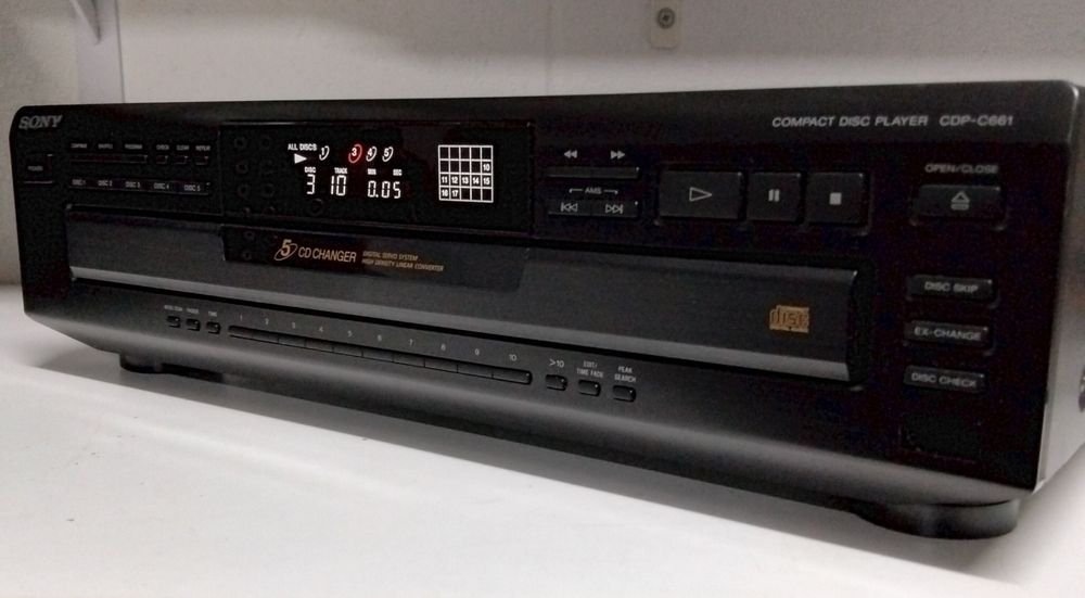 SONY leitor de cd CDP-C661