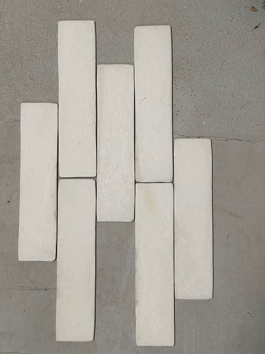Płytki ceramiczne /Kafelki cegiełka, białe mat ~3m2