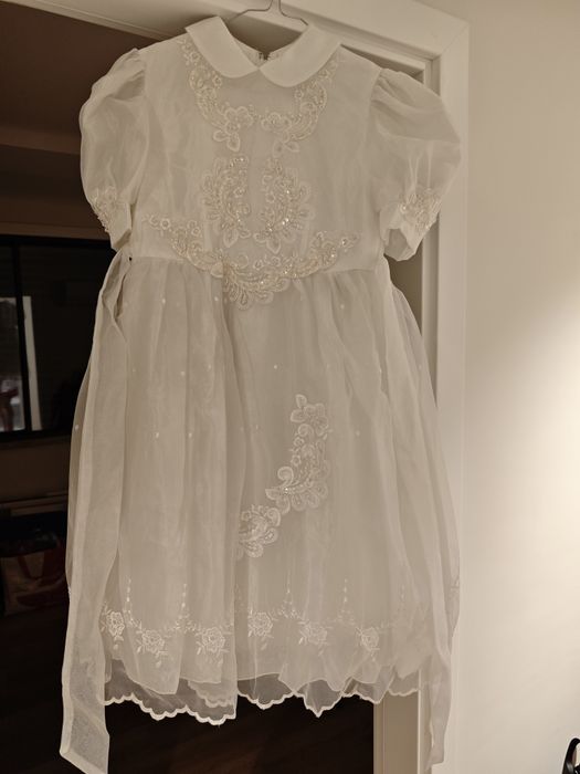 Vestido Cerimónia Menina (Baptismo / 1ª Comunhão) 7-8 Anos - Tito Cunha
