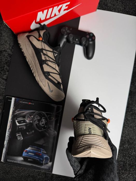 Чоловічі кросівки найк антарктік Nike ACG Terra Antarktik Low GTX Beige Black [41-45]