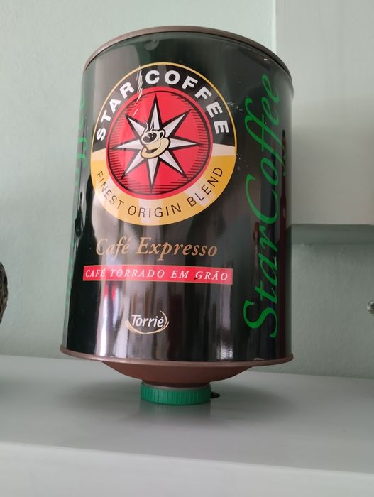 Reclamo luminoso sumo Pago. Lata de café Torrié. Travessa Vista Alegre
