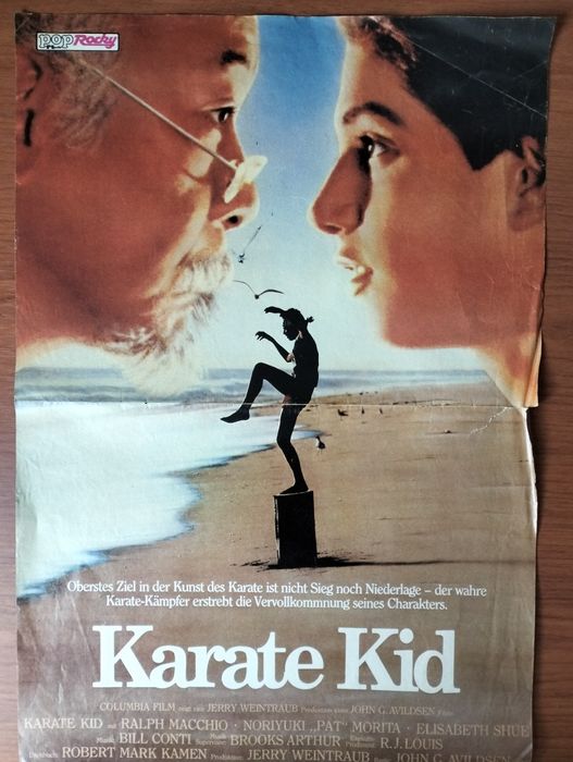 Antigo poster Karate Kid