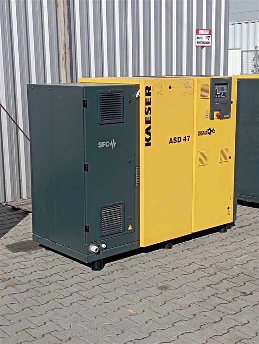 SPRAWNA!!! Spreżarka śrubowa Kaeser ASD47 SFC 25kW 5,27m3/min S014136