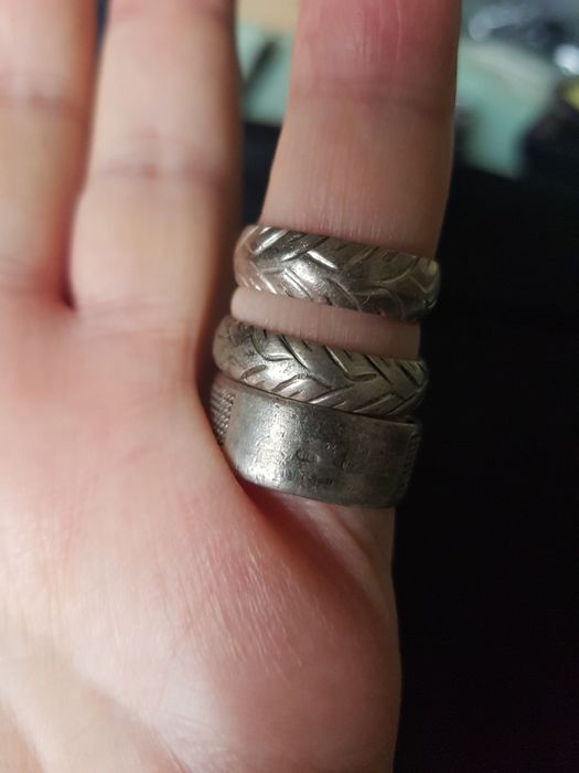 Мужские серебряные кольца