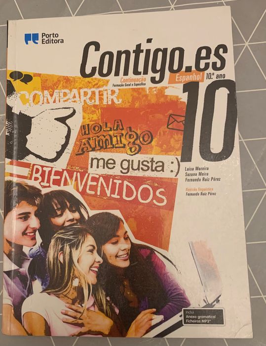 Livro ‘Contigo.Es’ de Espanhol Continuação do 10° Ano