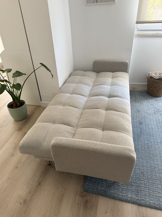 Sofá-cama como Novo