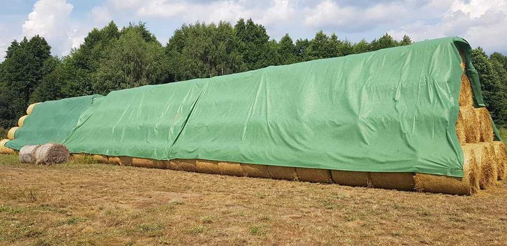 Super ochrona na twoje siano lub słomę FLIZ agrowłóknina NIEMIECKI
