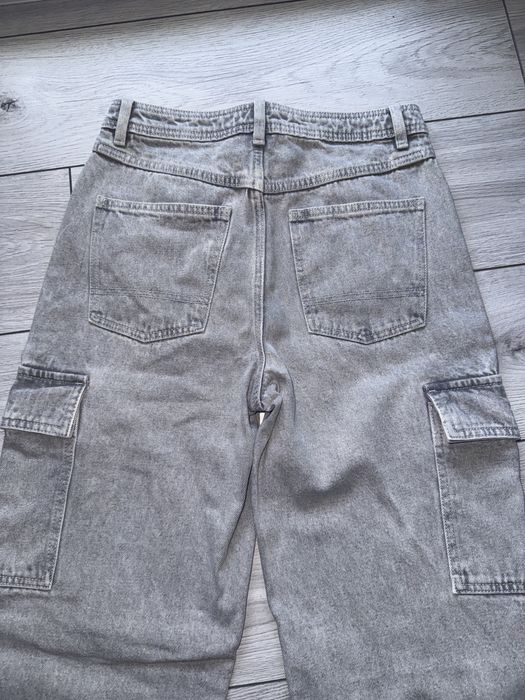 Spodnie Jeansowe jeans jasnoszare Cropp