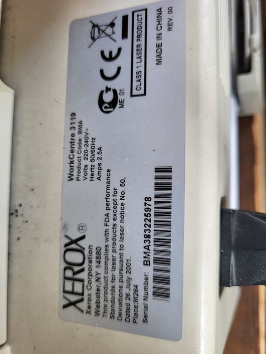Продам Ксерокс Work Centre 3119