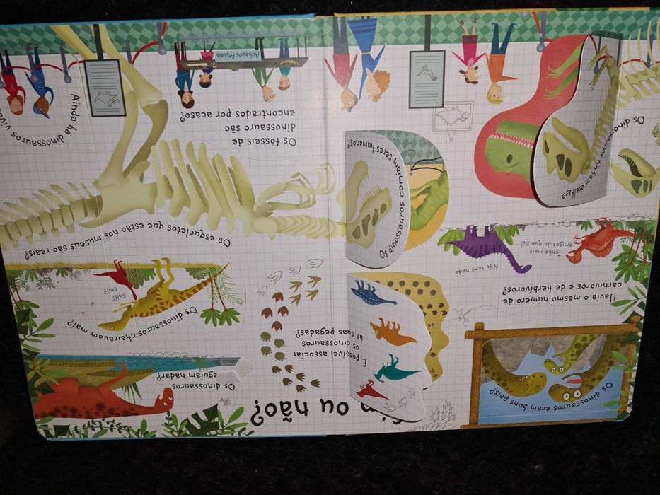 Livro perguntas e respostas dinossauros