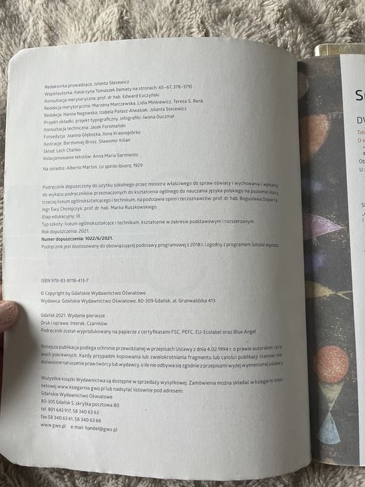 Jezyk Polski sztuka wyrazu 3 ( dwie czesci)