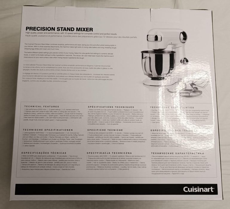 Robot planetarny Cuisinart SM50WHE nowy