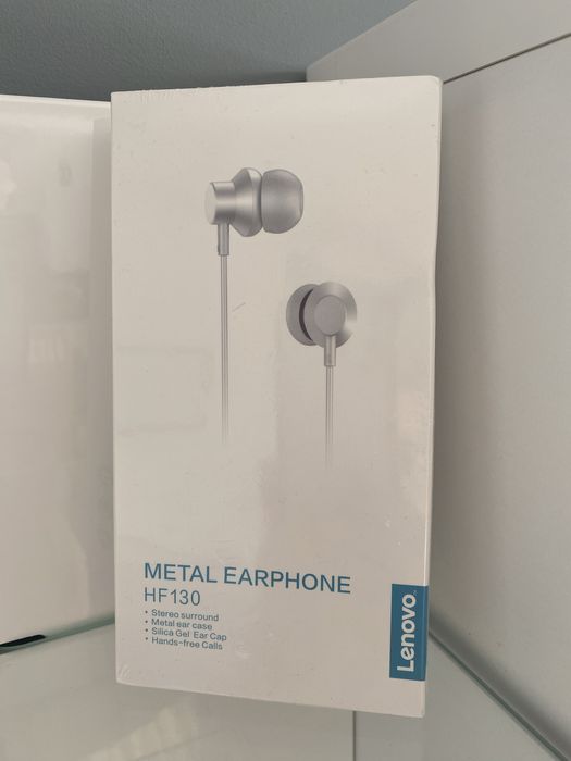 Słuchawki Lenovo HF 130 białe
