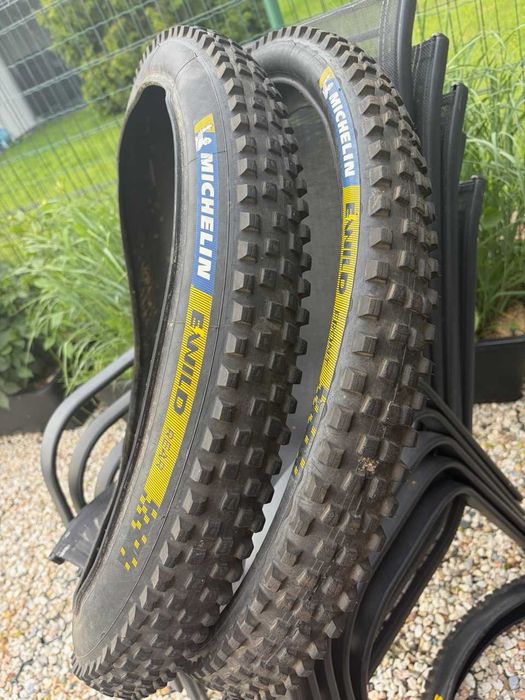 Opona rowerowa MTB Michaelin E-Wild 29x2.6 Front i Rear komplet używane jak na zdjęciach, stan bardzo dobry