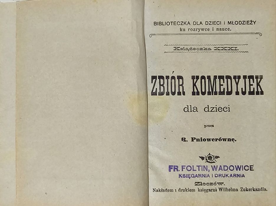 Biblioteczka dla dzieci i młodzieży * zbiór komedyjek