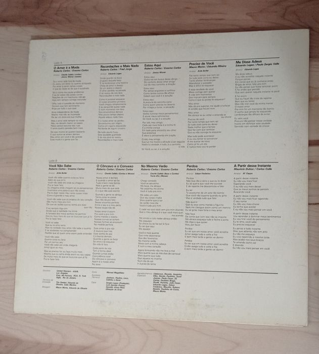 Vinil Roberto Carlos 1983