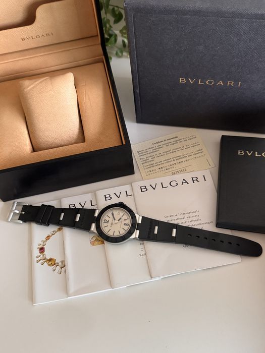 Bvlgari Diagono Aluminium Al38TA Full Set