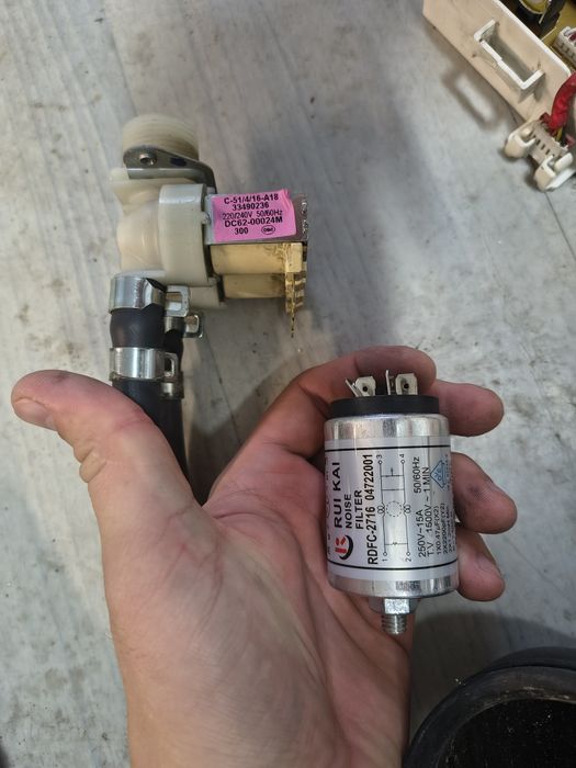 Zestaw części do pralki samsung eco bubble OPIS BRAK PROGRAMATORA!!