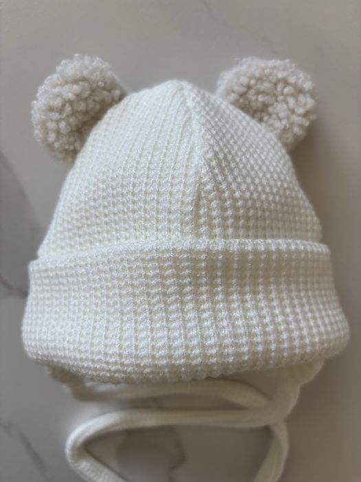 Зимова шапка на новонародженого 38р.