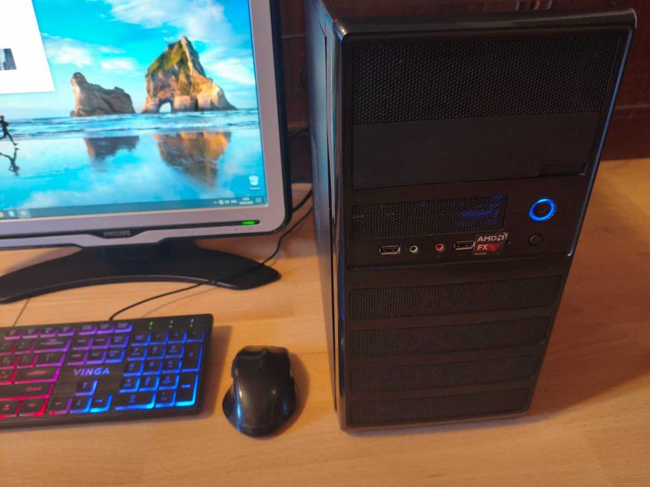 Компьютер FX 6300 RAM 8Gb SSD 240GB Hdd 500Gb Radeon HD 7770