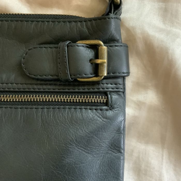 Шкіряна чоловіча сумка Fatface,через плече. Розмір 27~26 см