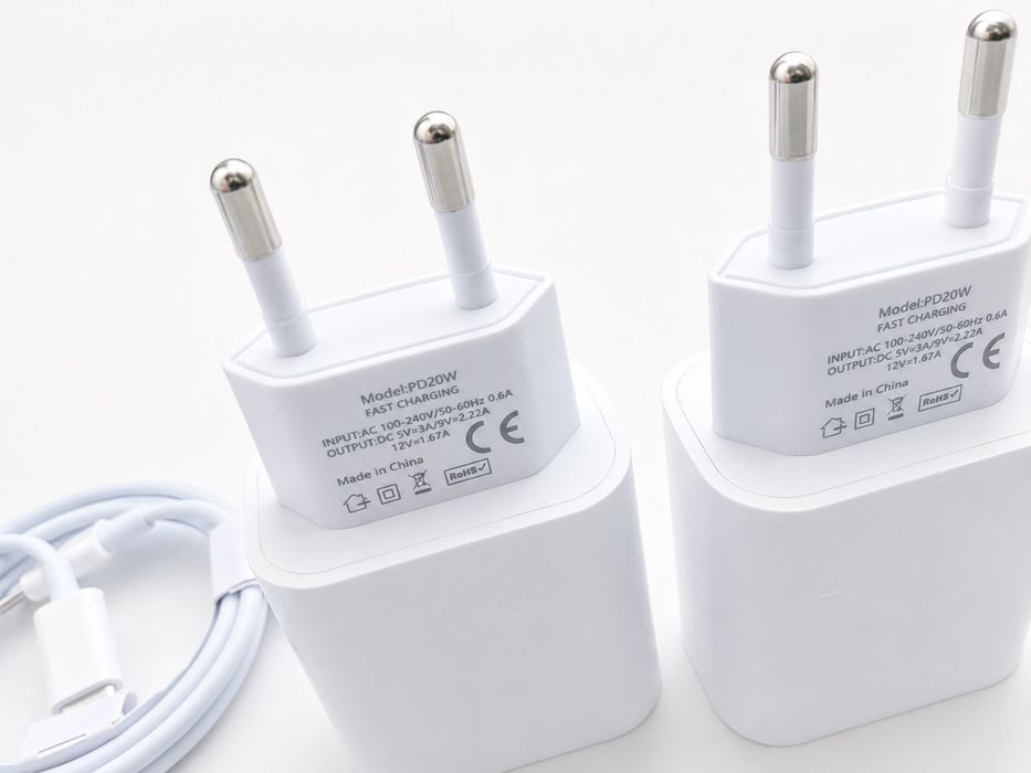 Швидка зарядка на айфон, блок 20w+кабель ligtindg, iphone,