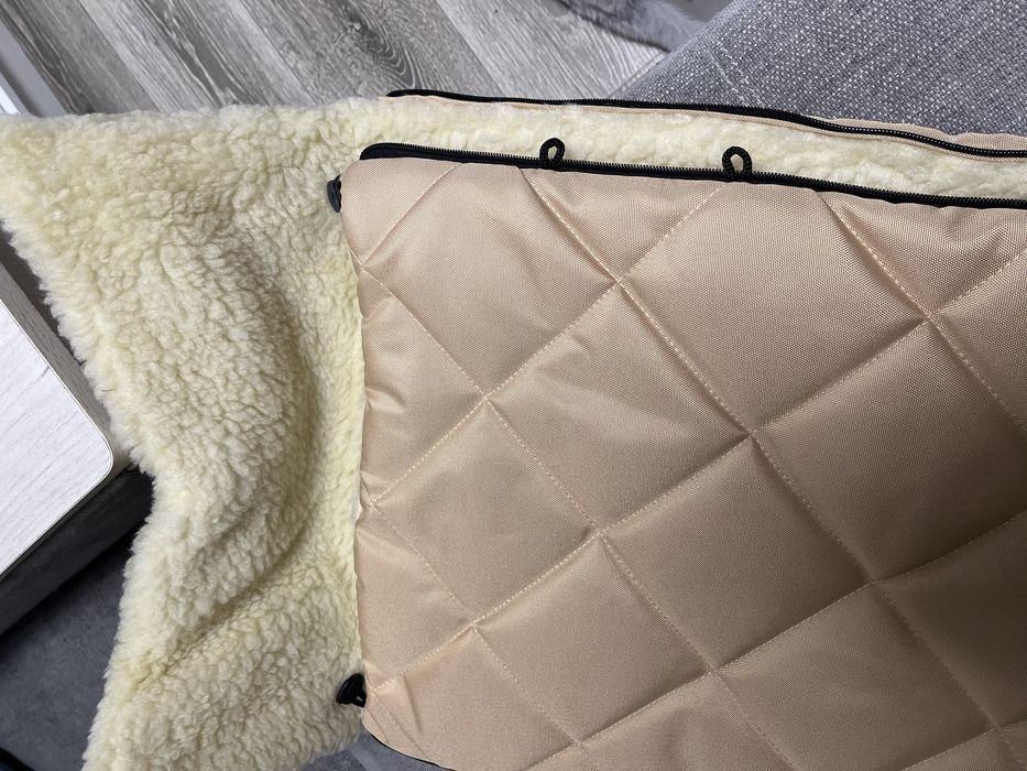 Зимовий конверт у візочок-люльку