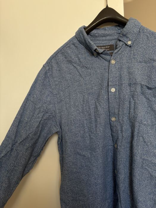 Niebieska koszula regular fit s 36