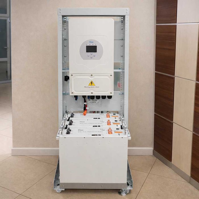 Стійка для Deye акумуляторів і інвертора