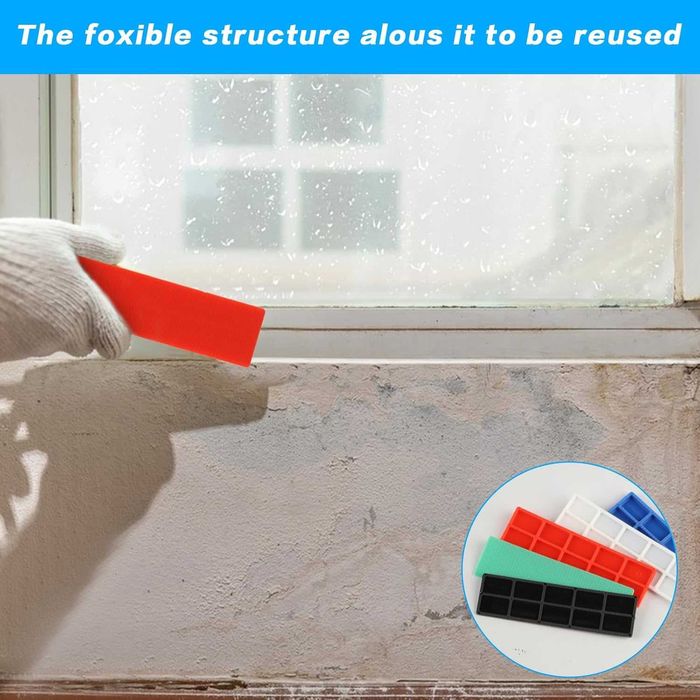 Podkładki dystansowe do układania płytek, 67 szt, 6 rozmiarów