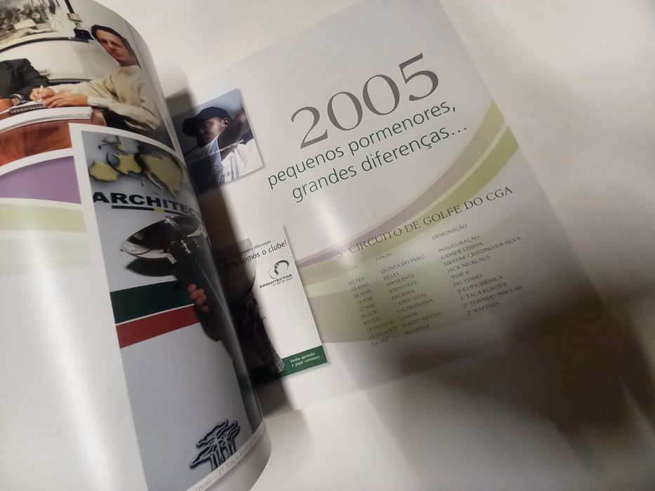 Livros do Clube de Golf dos Arquitetos
