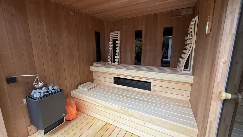 Sauna ogrodowa PREMIUM na wymiar z montażem