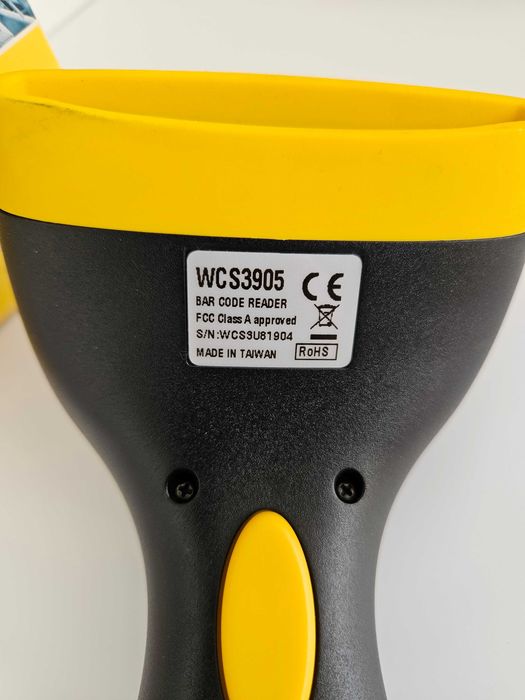 Skaner kodów kreskowych WASP WCS3905 USB Barcode scanner barcode reader