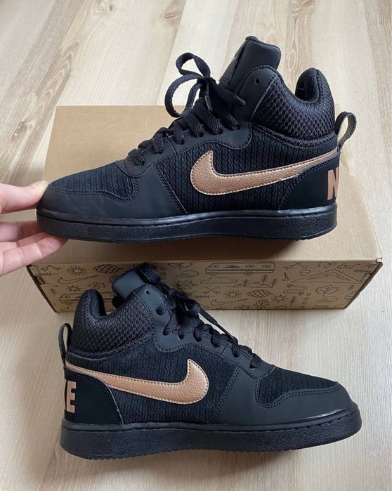 Кроссовки Nike Хайтопы Найк. Оригинал. Размер 38 (24 см). Как новые!