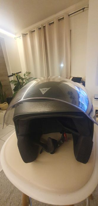 Capacete Dainese Jet preto mate com viseira