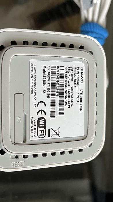 Router LTE 4G Huawei Cube E5180 ethernet