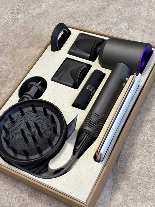 Іонний фен Дайсон | 5 насадок | Професійний фен Dyson Supersonic HD07