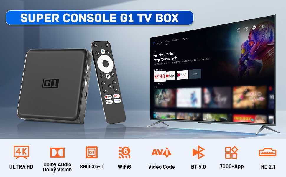 TV Box KINHANK G1 4/32Gb Amlogic