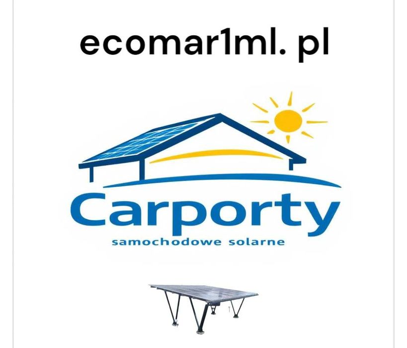 Wiata samochodowa carport 6 stanowisk