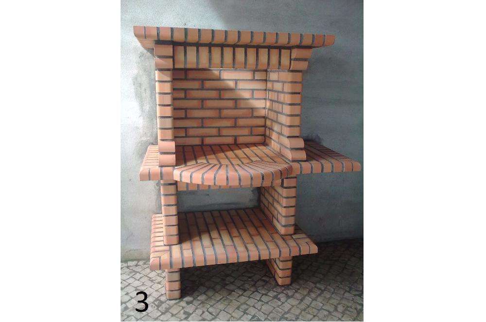 Churrasqueira simples em tijolo