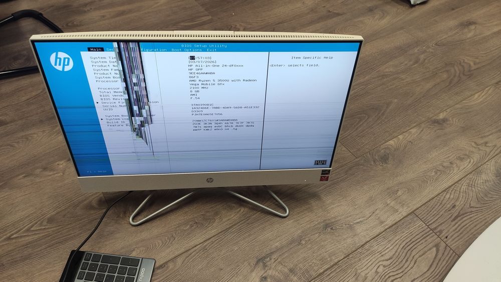 Моноблок HP 24" ryzen 5 3500U 8/1Tb
