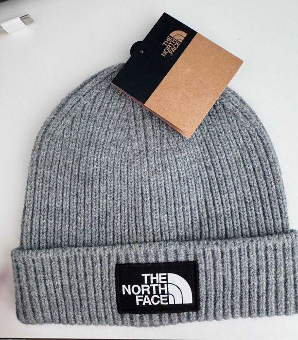 Шапка North Face/ Сіра