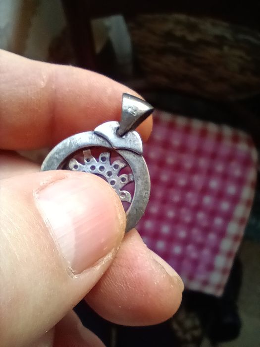 Серебряный кулон Bvlgari