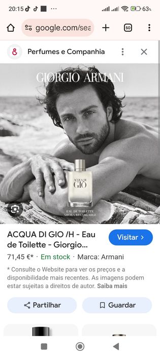 Artigo de loja perfumaria