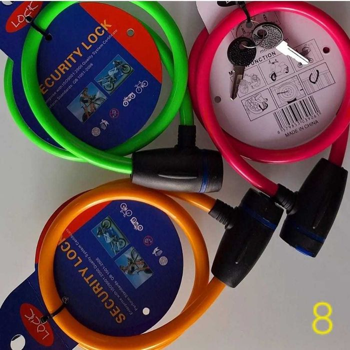 Мото вело замок протиугінний надійний для самокатів, велосипедів