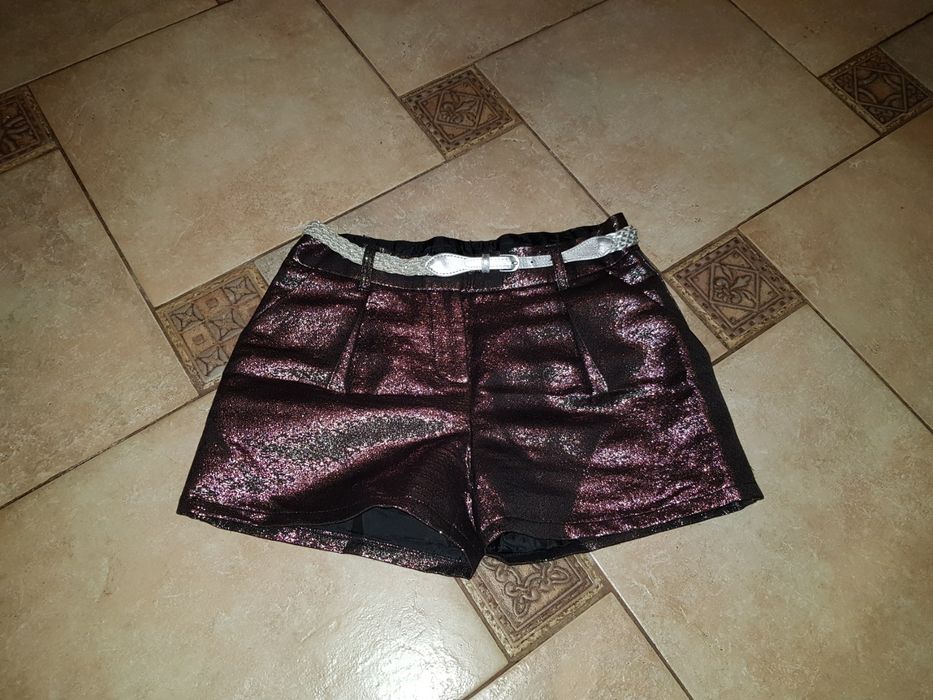 Next брюки  шорты с люрексом фирменные