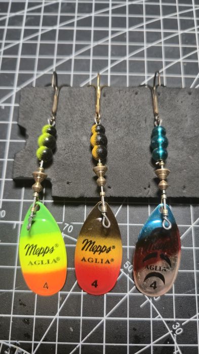 Mepps Aglia Fluo #4 9g (zestaw 3 sztuk)
