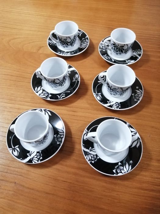 Conjunto 6 chávenas de café